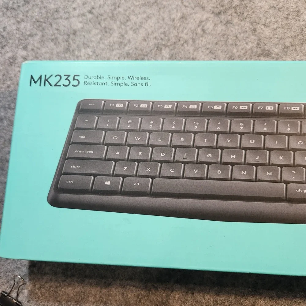 Logitech MK235 Wireless Keyboard and Mouse Combo Durable‎ Simple Reliable sealed
